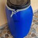 Butoi plastic cu capac si cerc 130 L,