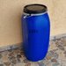 Butoi plastic cu capac si cerc 130 L,